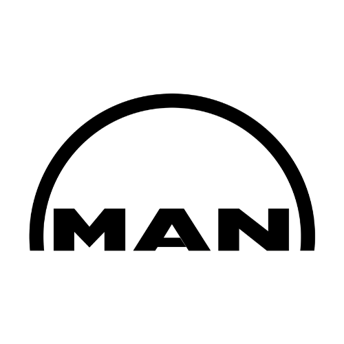 Man logo Stoelhoezenmontage