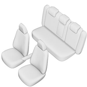 Stoelhoezen Audi A4 2000-2008, set van 5