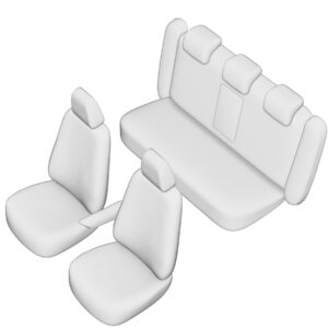 Stoelhoezen Audi A6 2004-2011, set van 5
