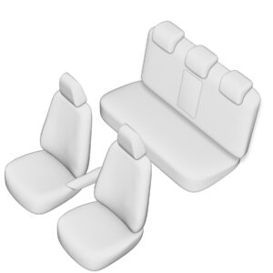 Stoelhoezen Audi A4 2007-2016, set van 5