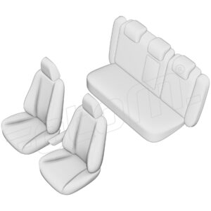 Stoelhoezen Audi A5 2007-2016, set van 5