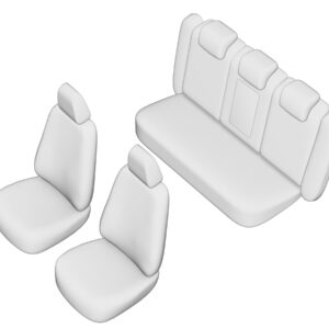 Stoelhoezen Audi A4 2015-heden, set van 5
