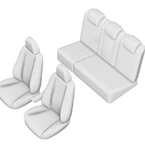 Stoelhoezen Audi Q5 2008-2017, set van 5