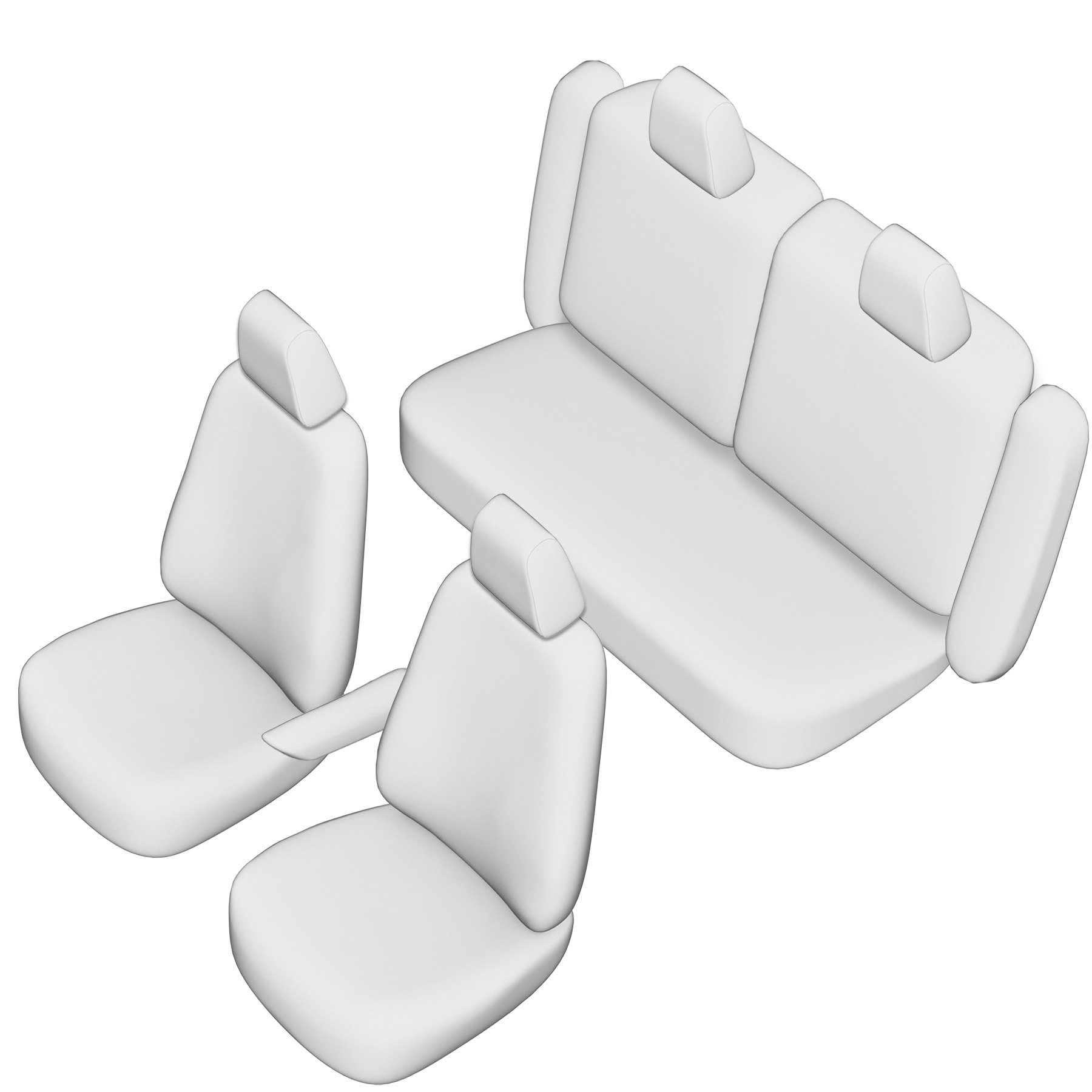 Stoelhoezen BMW 3 Serie 1990-2000, set van 5
