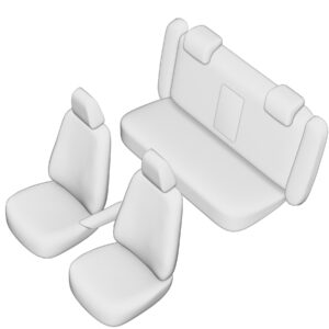 Stoelhoezen BMW 3 Serie 1998-2005, set van 5