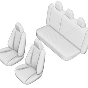 Stoelhoezen BMW 1 Serie 2011-2019, set van 5