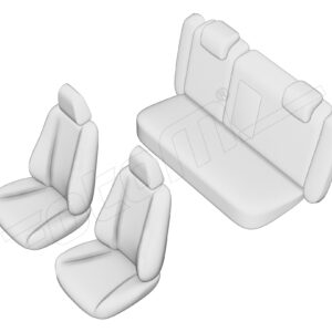 Stoelhoezen BMW 4 Serie 2013-2019, set van 5