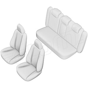 Stoelhoezen BMW X5 2000-2006, set van 5