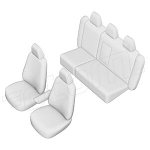 Stoelhoezen BMW 3 Serie 2011-2018, set van 5