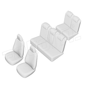 Stoelhoezen Chevrolet Captiva 2006-2018, set van 7