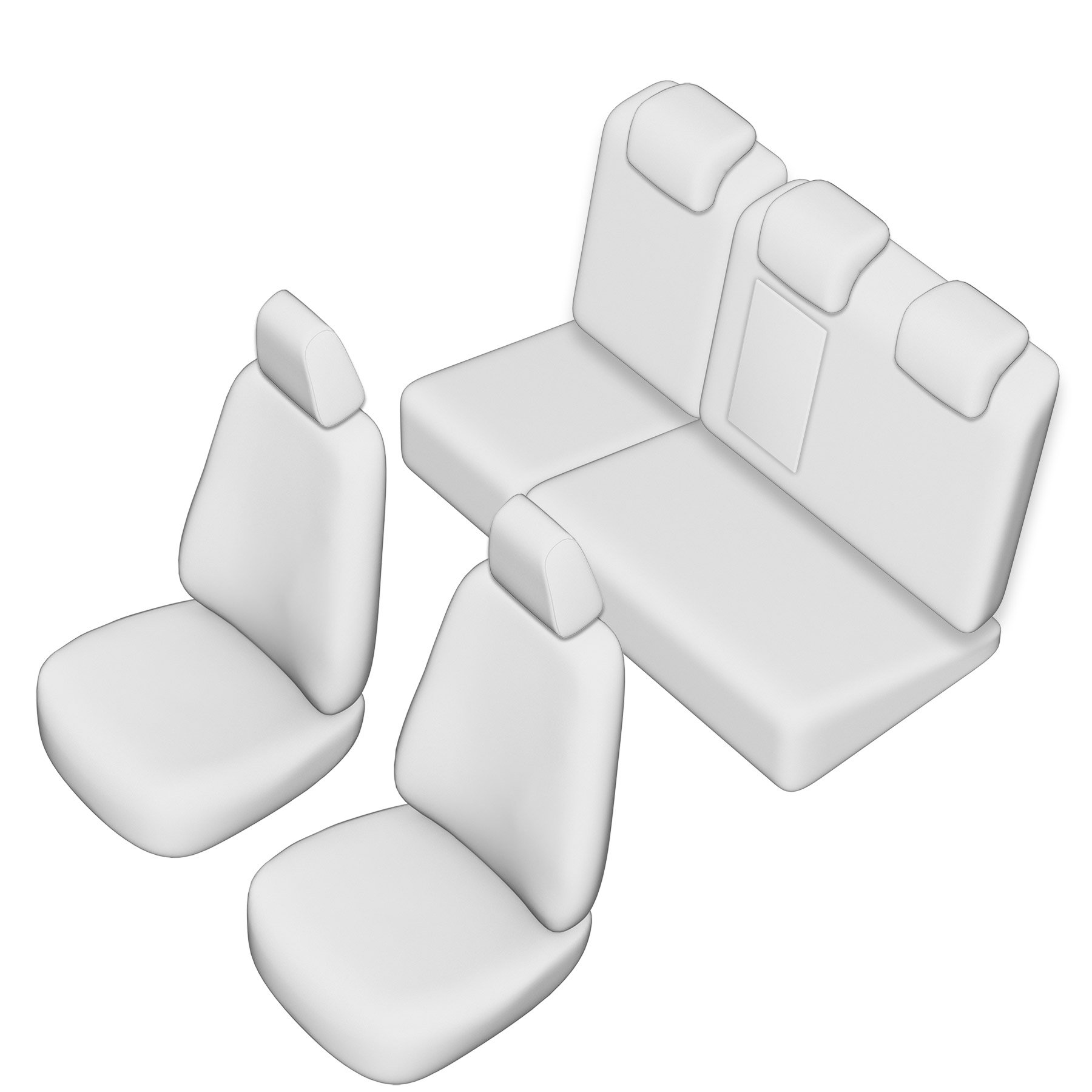 Stoelhoezen Citroën C4 2004-2010, set van 5