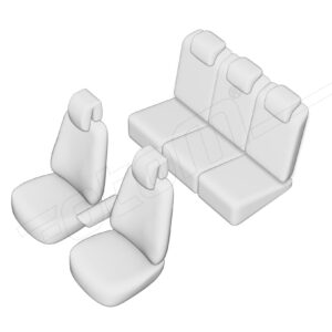 Stoelhoezen Citroën C4 Picasso 2006-2013, set van 5