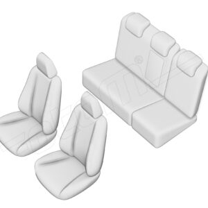 Stoelhoezen Citroën C5 2008-2021, set van 5