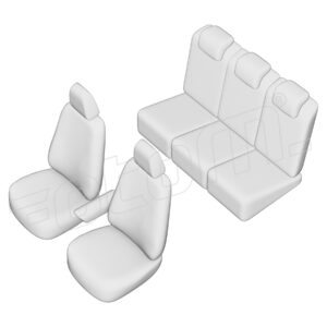 Stoelhoezen Citroën Berlingo 2008-2018, set van 5