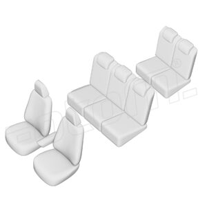 Stoelhoezen Citroën C4 Picasso 2013-heden, set van 7