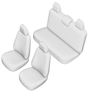 Stoelhoezen Dacia Logan 2004-2013, set van 5