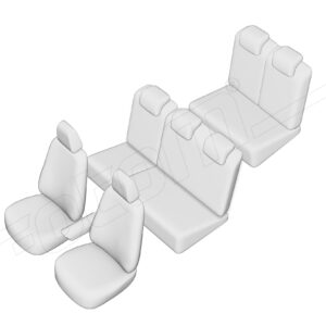 Stoelhoezen Dacia Lodgy 2012-heden, set van 7