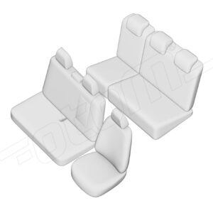 Stoelhoezen Fiat Scudo 2006-2016, set van 6