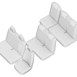 Stoelhoezen Fiat Scudo 2006-2016, set van 8