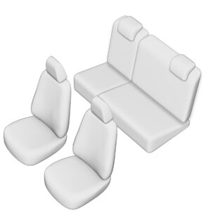Stoelhoezen Fiat Tempra 1990-1999, set van 5