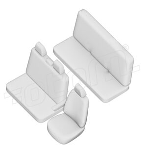 Stoelhoezen Fiat Ducato 2014-heden, set van 7