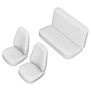Stoelhoezen Fiat Panda 2012-heden, set van 5