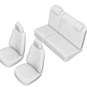 Stoelhoezen Ford Fusion 2002-2012, set van 5