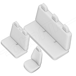 Stoelhoezen Ford Transit 2006-2014, set van 6