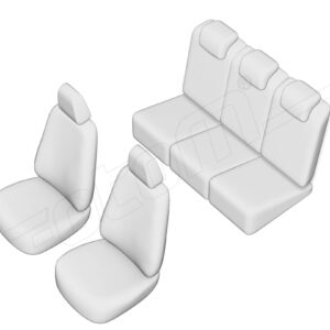 Stoelhoezen Ford C-Max 2010-2019, set van 5