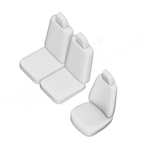 Stoelhoezen Ford Connect 2013-2018, set van 3