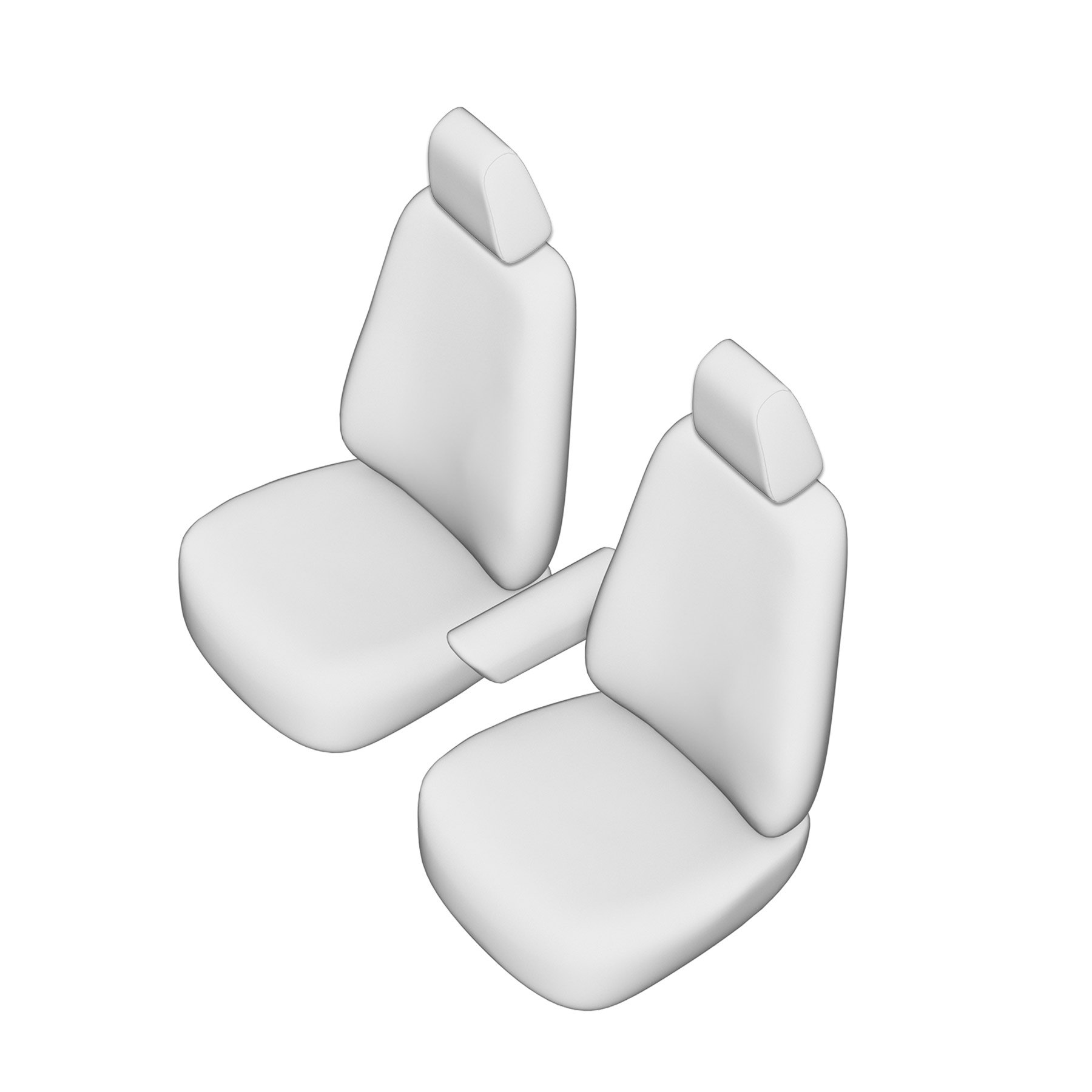 Stoelhoezen Ford Kuga 2017-2020, set van 2