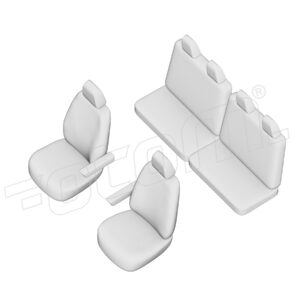 Stoelhoezen Ford Transit 2014-heden, set van 6