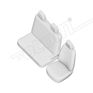 Stoelhoezen Ford Transit Custom 2023-heden, set van 3