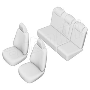 Stoelhoezen Honda Civic 2007-2011, set van 5