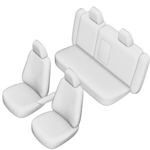 Stoelhoezen Honda Accord 1998-2002, set van 5