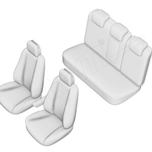 Stoelhoezen Hyundai IX35 2009-2015, set van 5