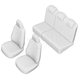 Stoelhoezen Hyundai Matrix 2002-2013, set van 5