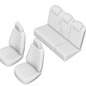 Stoelhoezen Hyundai Tucson 2005-2010, set van 5