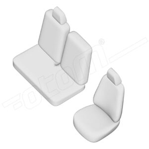 Stoelhoezen Hyundai H1 2008-heden, set van 3