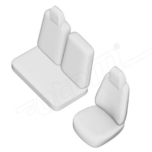 Stoelhoezen Isuzu N Series NKR 1998-2005, set van 3