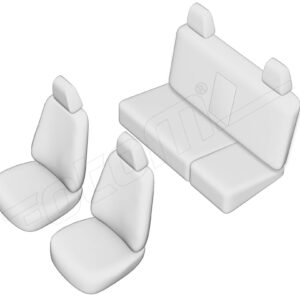 Stoelhoezen Isuzu D-Max 2012-2019, set van 5