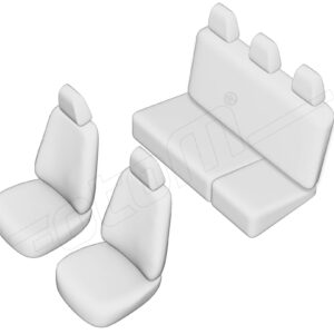 Stoelhoezen Isuzu D-Max 2012-2019, set van 5