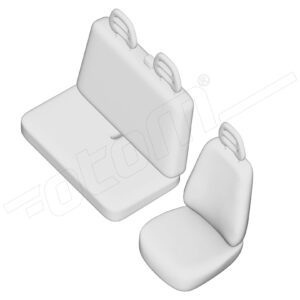 Stoelhoezen Iveco Daily 2011-2014, set van 3