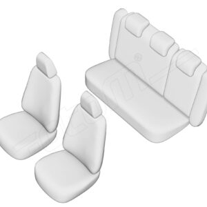 Stoelhoezen Kia Cerato 2005-2011, set van 5