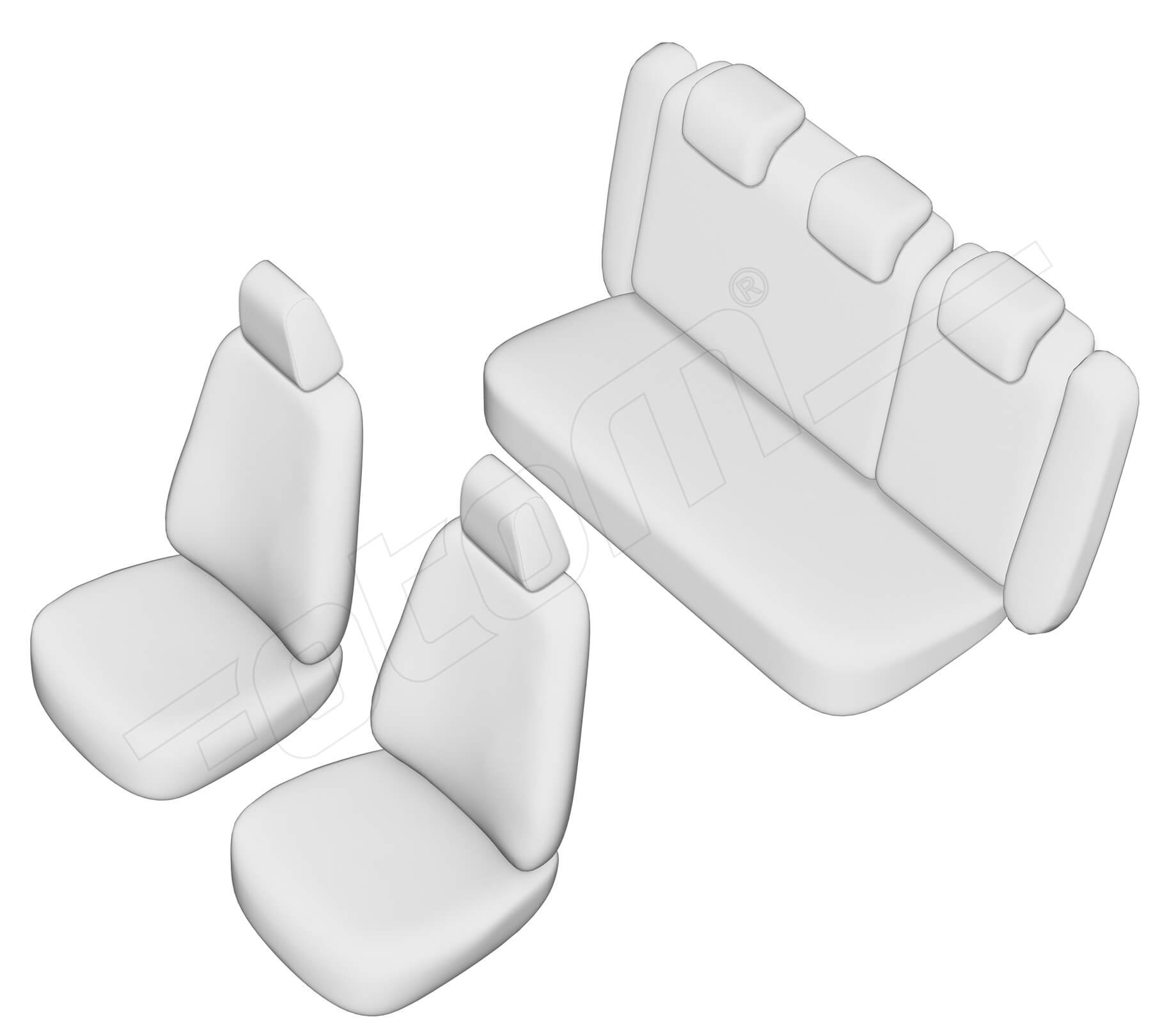 Stoelhoezen Kia Cerato 2005-2011, set van 5