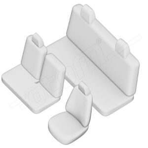 Stoelhoezen Kia Bongo 1997-2011, set van 6