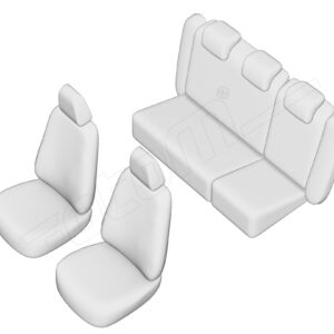 Stoelhoezen Kia Ceed 2006-2012, set van 5