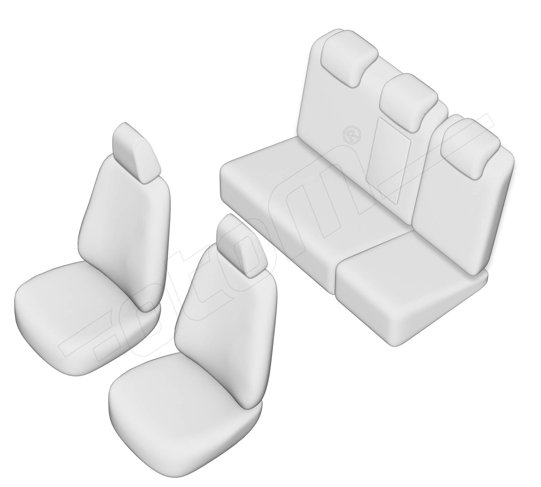 Stoelhoezen Kia Ceed 2012-2018, set van 5