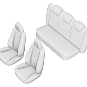 Stoelhoezen Kia Proceed 2006-2012, set van 5