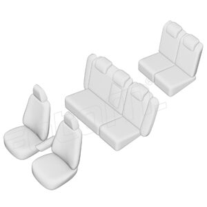 Stoelhoezen Kia Carens 2006-2013, set van 7